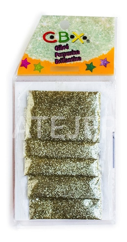 Brillantina Purpurina Gibre De 4 Gramos X 5 Unidades