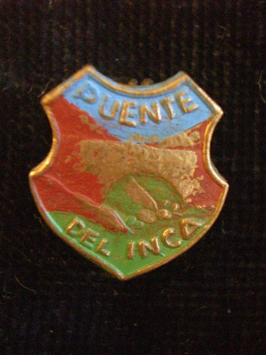 Antiguo Pin De Puente Del Inca