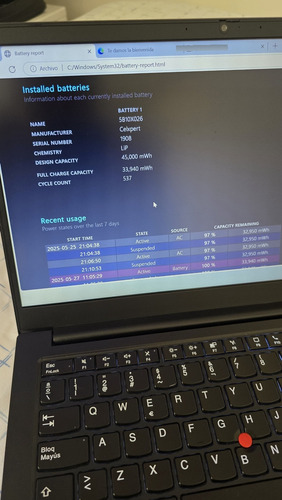 Laptop Windows Lenovo Thinkpad E14 (Usado)