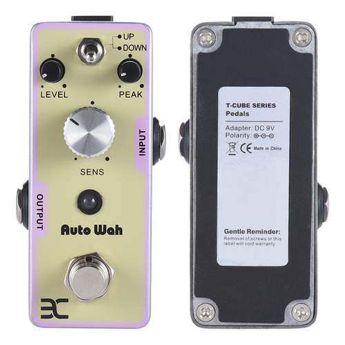 W Pedal De Efeito Eno Auto Tc-61 Bypass True Wah Pedal