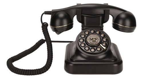 Qw1 Botón De Disco Antiguo Antiguo Para Teléfono Fijo Retro