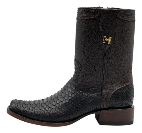 Bota De Vestir Piel Piton Estilo Dilan