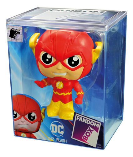 Boneco Colecionável Flash Fandom Box Liga Da Justiça