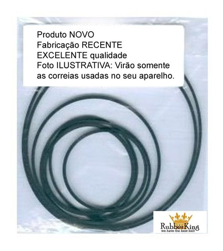 Kit Correia Para Som Sony Mhc-dx,dx1,dx5,dx7,dx9 Rg-66t