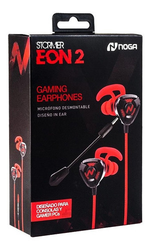 Auriculares In Ear Gamer Noga Stormer Eon Con Microfono Removible Pc Ps4 Xbox Switch Gtia Oficial Cuotas