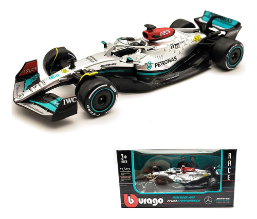 Mercedes Petronas Amg W13 2022 #44 Hamilton - F1 Burago 1/43