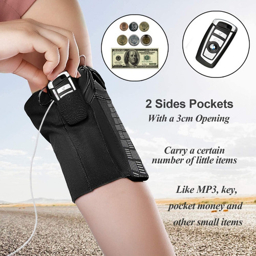 Imagen 6 de 6 de Brazalete Tipo Manga Paracelular Running Atletismo Gimnasio