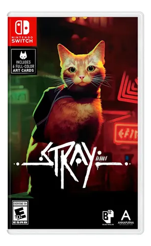 0329- Stray Nintendo Switch Physical Inclui 6 Cartas