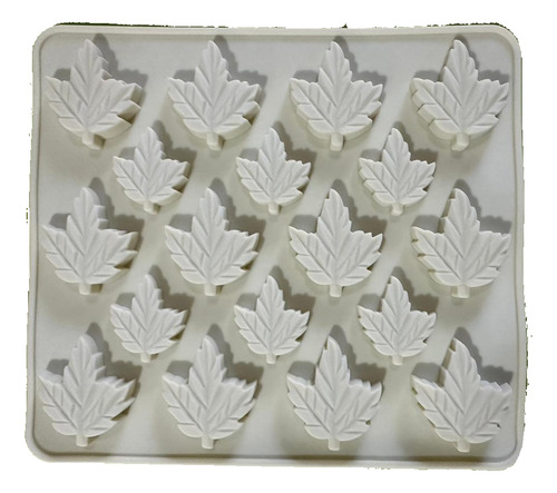 Molde Silicon Hojas Maple Cocholate Fondant Resina