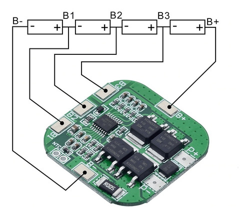 Imagen 1 de 8 de Cargador De Baterías Li-ion 4s 14.8v/16.8v 20a