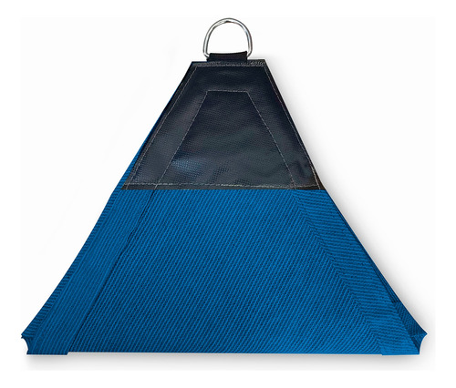 Malla Sombra 90% 3x3x3m Triangulo Velaria Raschel Azul