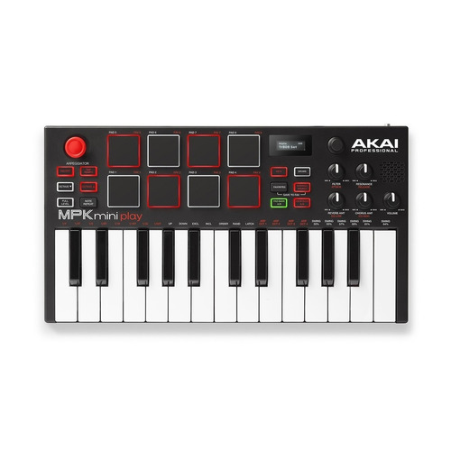 Teclado Controlador Midi Akai Mpk Mini Play + Garantía 