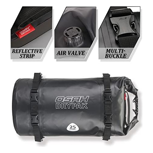 Bolsa Impermeable Reflectante Cola De Motocicleta De Pv...