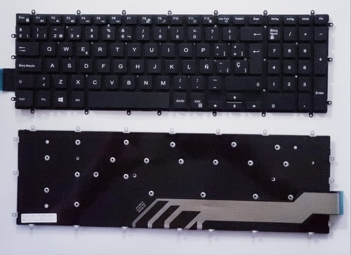 Teclado Para Dell 15 5565 5567 7566 7567 Español Orig Color Negro