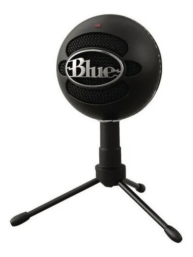Micrófono Logitech Blue Snowball Ice Cond Cardioide Negro
