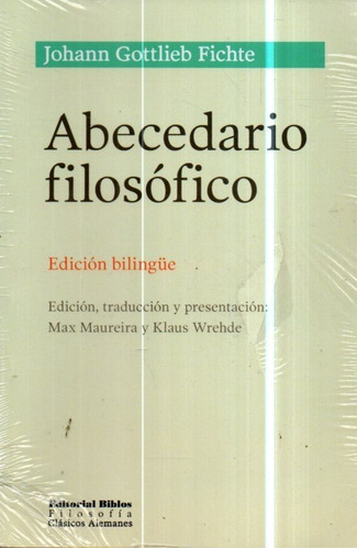 Abecedario Filosofico Johann Gottieb Fichte 