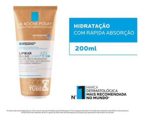 Hidratante Intensivo 400ml Lipikar La Roche-posay