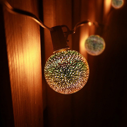 2 Bombillas Led Led Infinity 3d Con Efecto De Fuegos Artific