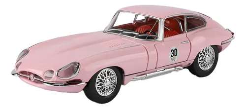 Réplica De Auto Clásico Jaguar E-type 1:24 En Aleación