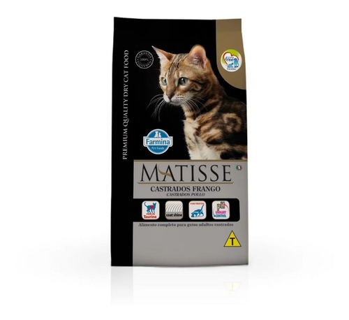Ração Para Gatos Adultos Castrados Frango 7,5kg Matisse