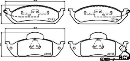 Balatas Disco  Delantera Para Mercedes Benz Ml320   2003