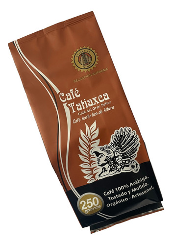 Bolsa De Café Tatiaxca Orgánico-artesanal Tostado Molido 