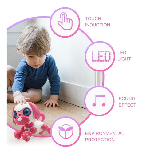 Robot Inteligente Para Perros, Niños, Mascotas, Juguete Táct