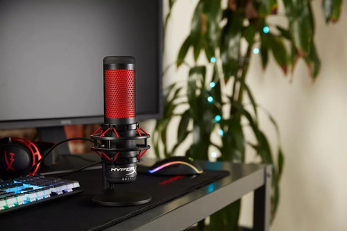 Imagen 4 de 6 de Microfono Hyperx Quadcast Condensador Streaming Gaming Usb