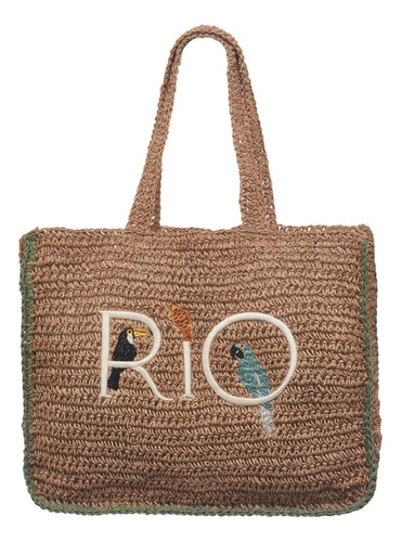 Totebag Farm Coisa Nossa M Artesanal R:78325419m Cor Bege