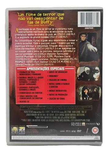Dvd Lenda Urbana 2 A Lenda Nunca Morre Original | Parcelamento sem