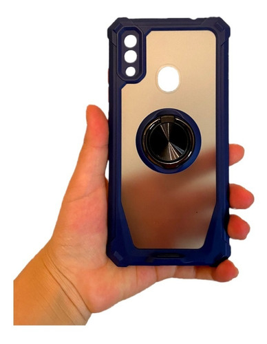 Funda Para Zte Blade V10 Vita Uso Rudo Cubrecamara Anillo