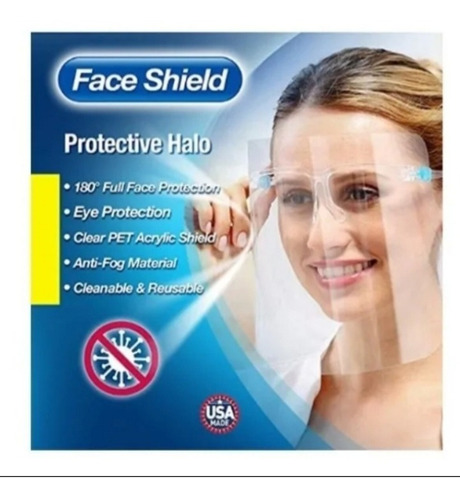   Careta Protectora Facial - Face Shield 100% Originales 