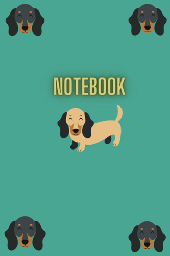 Libro: Notebook: Dachshund Blank Lined Notebook