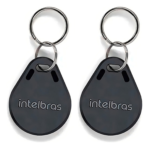 Kit 2 Chaveiro De Aproximidade 125khz Tag Rfid Intelbras Automatiza Original
