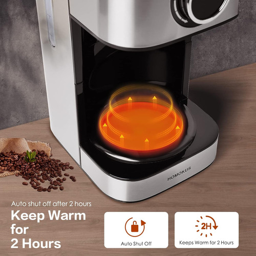 Cafetera De 10 Tazas Cafetera Programable Por Goteo...