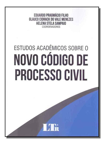 Estudos Acadêmicos Sobre O Código De Processo Civil