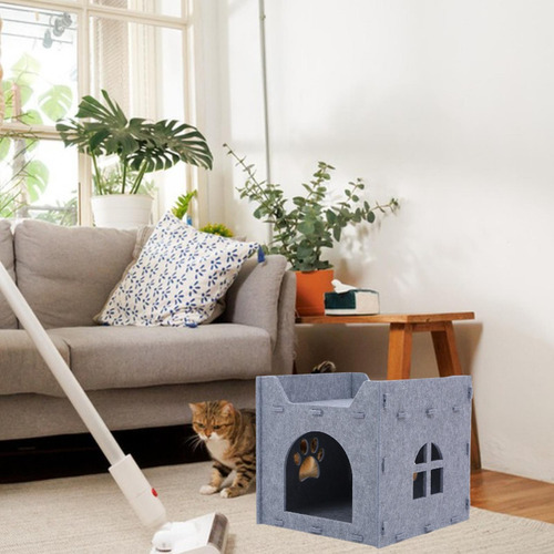 Cat De Gato De Mascotas Cama Cubo Autónomo De Gato Interior