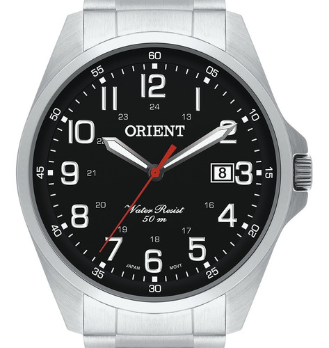 Relógio Orient Prateado Mbss1171 P2sx Masculino Original