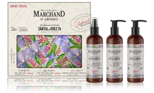 Marchand D`aromes Set Special Trio Santal Y Violeta 