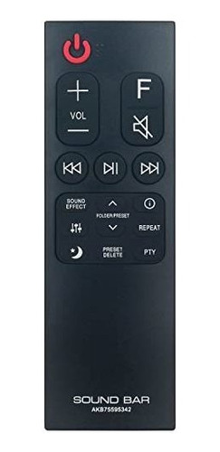 Control Remoto Akb75595342 Para Barra De Sonido LG Sl5y