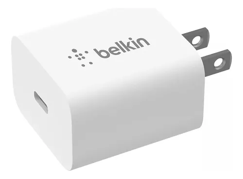 Cargador Belkin 20w Usb-c Carga Rápida iPhone