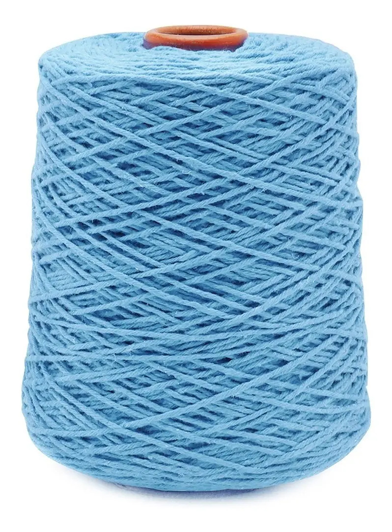Barbante Euroroma Colorido N.6 600g 610mts Cor 0901- Azul Piscina