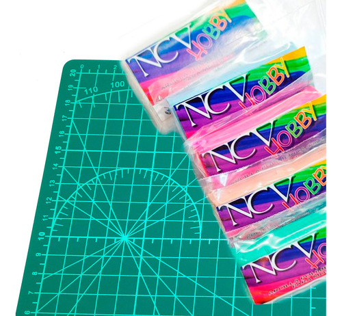 Arcilla Polimérica Set X5 Ncv Suavizador Tabla De Corte A4