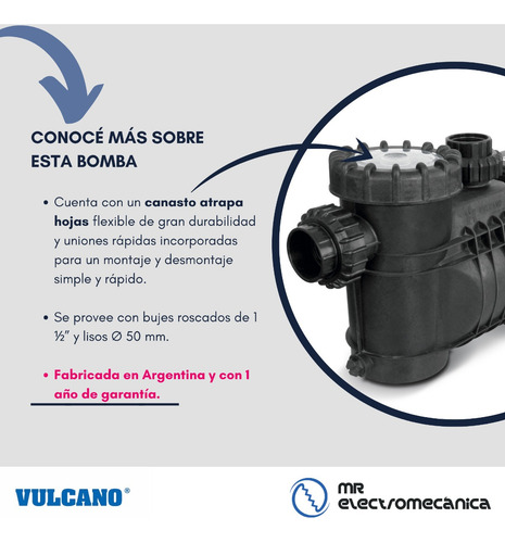 Imagen 5 de 10 de Kit Vulcano Pileta 8x4x1.5m Filtro Vc30 + Bap075 Hta 50000lt