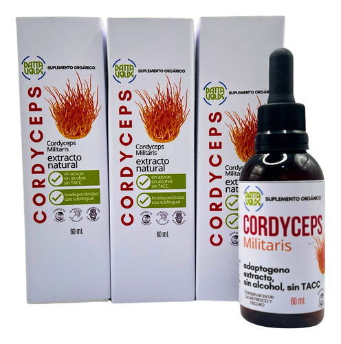 Cordyceps Militaris Combo Pack 3 Uds 180ml