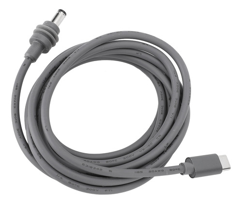 Cable De Alimentación Dc Para Plato Tipo C A 100w Pd 18awg