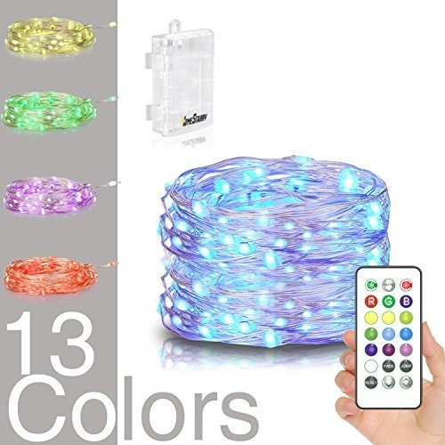 Homestarry Led Luces De Cadena, Bateria Multi Color Que Camb