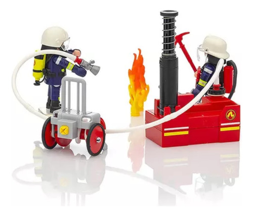 Playmobil Bombeiros Com Bomba De Agua City Action Sunny