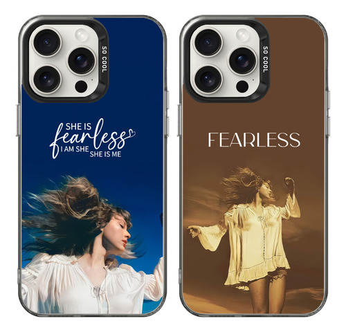 Funda Para iPhone Taylor Swift Fearless Case 2pcs Flsimdb05