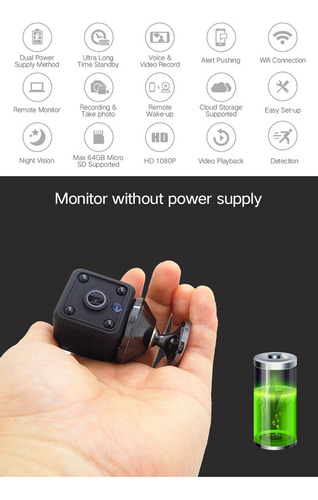 1080p Hd Mini Wifi Cámara Ip Cámara Wifi Mini Cámara Wifi Mi
